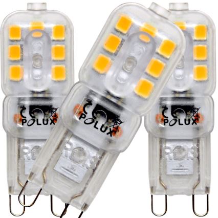 KOMPLEKTS 3x LED spuldze G9/2,5W/230V 3000K