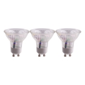 KOMPLEKTS 3x LED Spuldze GU10/4,5W/230V 4000K