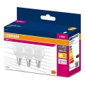 KOMPLEKTS 3x LED Spuldze P45 E14/7,5W/230V 3000K - Osram