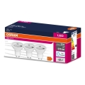 KOMPLEKTS 3x LED Spuldze PAR16 GU10/6,9W/230V 6500K - Osram