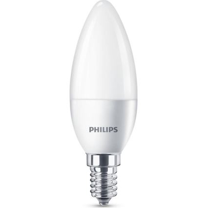 KOMPLEKTS 3x LED Spuldze Philips B35 E14/5,5W/230V 2700K