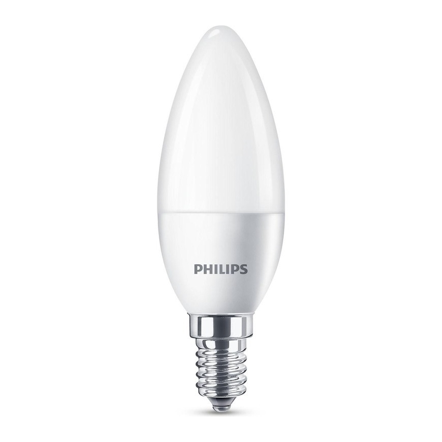 KOMPLEKTS 3x LED Spuldze Philips B35 E14/5,5W/230V 2700K