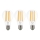 KOMPLEKTS 3x LED Spuldze VINTAGE A60 E27/9W/230V 3000K - Brilagi
