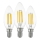 KOMPLEKTS 3x LED Spuldze VINTAGE C35 E14/7W/230V 2700K - Eglo 110304