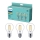 KOMPLEKTS 3x LED Spuldze VINTAGE Philips E27/4,3W/230V 2700K