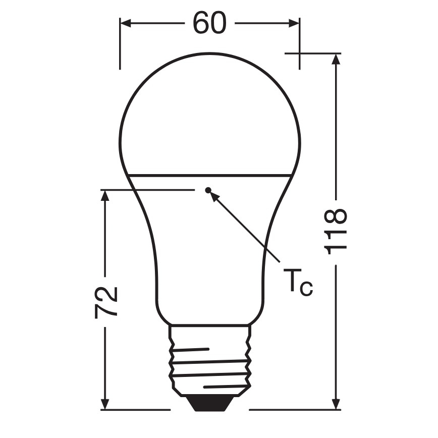 Komplekts 3x LED spuldzes no pārstrādātas plastmasas A100 E27/14W/230V 4000K - Osram