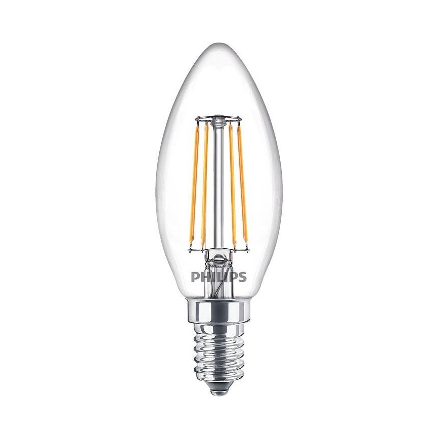 Komplekts 3x LED spuldzes VINTAGE Philips B35 E14/4,3W/230V 2700K
