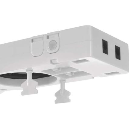 KOMPLEKTS 3x Radiatora ventilators 5/230V balta