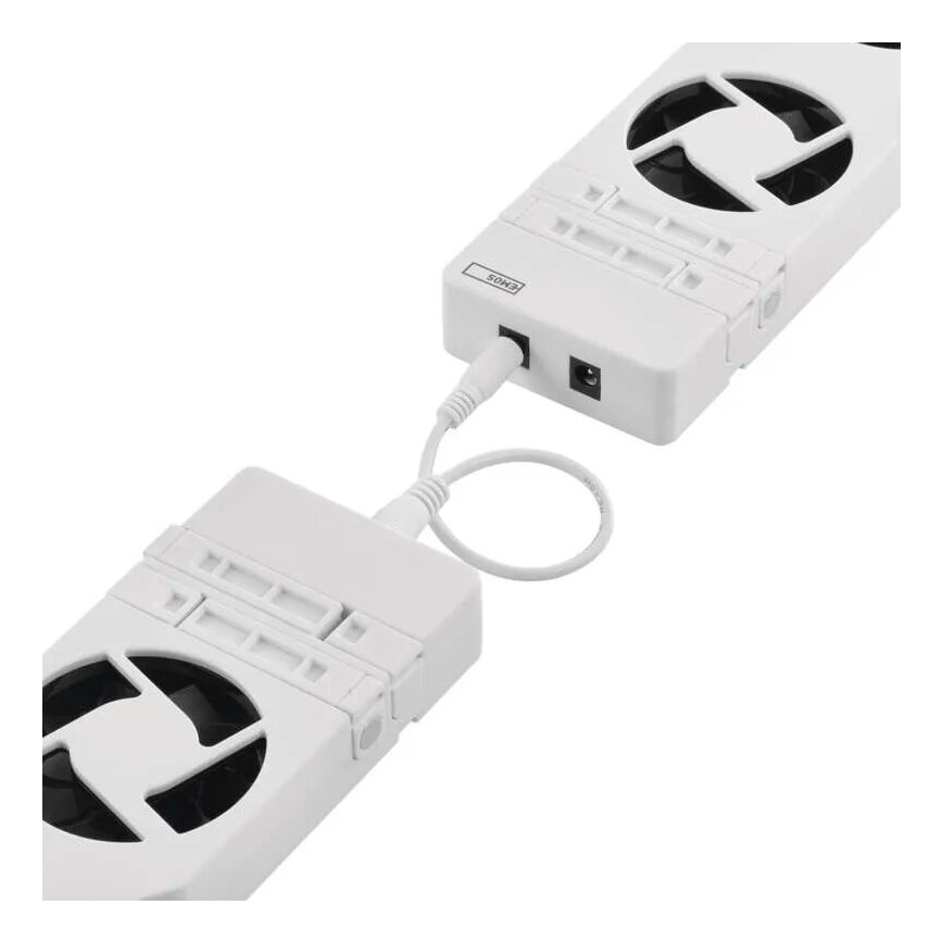 KOMPLEKTS 3x Radiatora ventilators 5/230V balta