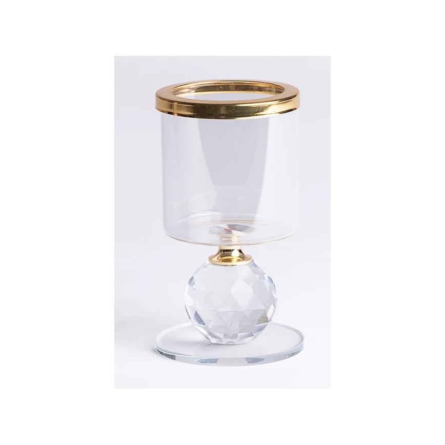 Komplekts 3x zelta svečturi