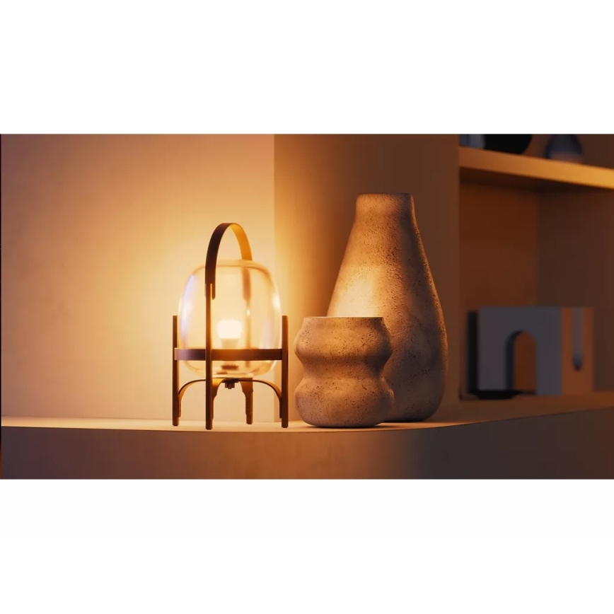Komplekts: 4 x dimmējamas LED spuldzes Philips Hue WHITE E27/7W/230V 2700K
