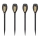 KOMPLEKTS 4x LED Saules enerģijas lampa 4xLED/3,6V 1xAAA IP44 100 mAh