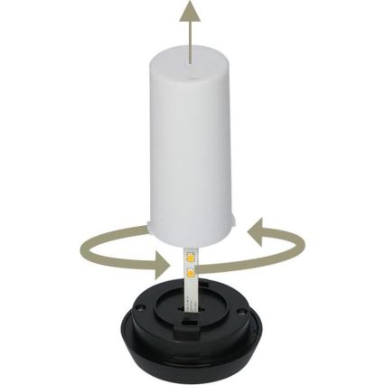 KOMPLEKTS 4x LED Saules enerģijas lampa 4xLED/3,6V 1xAAA IP44 100 mAh