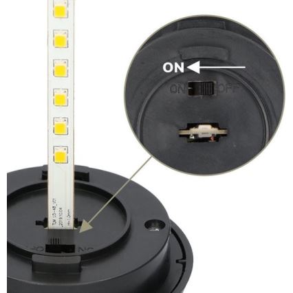 KOMPLEKTS 4x LED Saules enerģijas lampa 4xLED/3,6V 1xAAA IP44 100 mAh