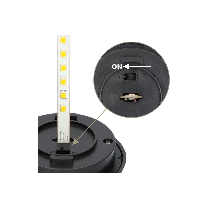 KOMPLEKTS 4x LED Saules enerģijas lampa 4xLED/3,6V 1xAAA IP44 100 mAh