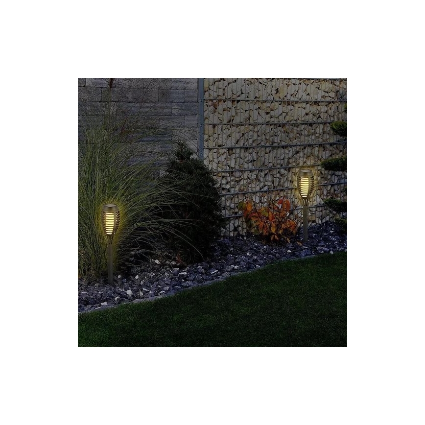 KOMPLEKTS 4x LED Saules enerģijas lampa 4xLED/3,6V 1xAAA IP44 100 mAh