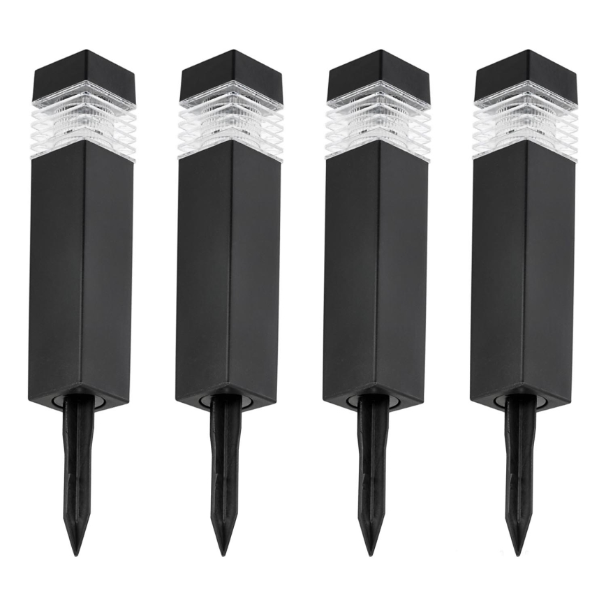 KOMPLEKTS 4x LED Saules enerģijas lampa LED/0,06W/1,2V 6000K IP44