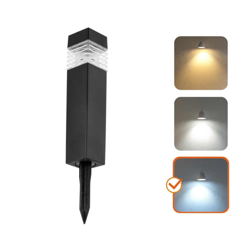 KOMPLEKTS 4x LED Saules enerģijas lampa LED/0,06W/1,2V 6000K IP44