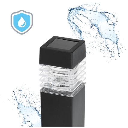 KOMPLEKTS 4x LED Saules enerģijas lampa LED/0,06W/1,2V 6000K IP44
