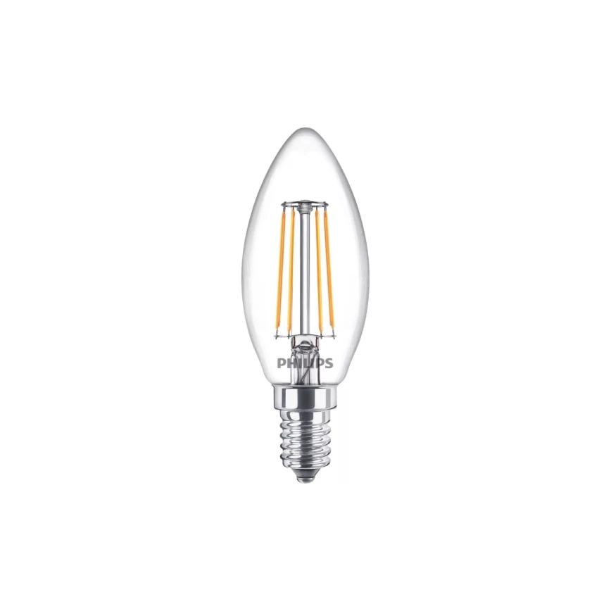 Komplekts 4x LED spuldze VINTAGE Philips B35 14/4,3W/230V 2700K