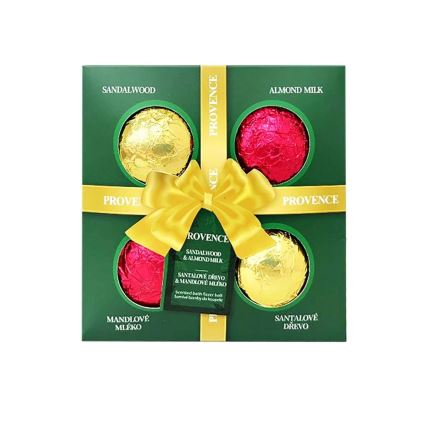 Komplekts 4x putojošas vannas bumbas PROVENCE