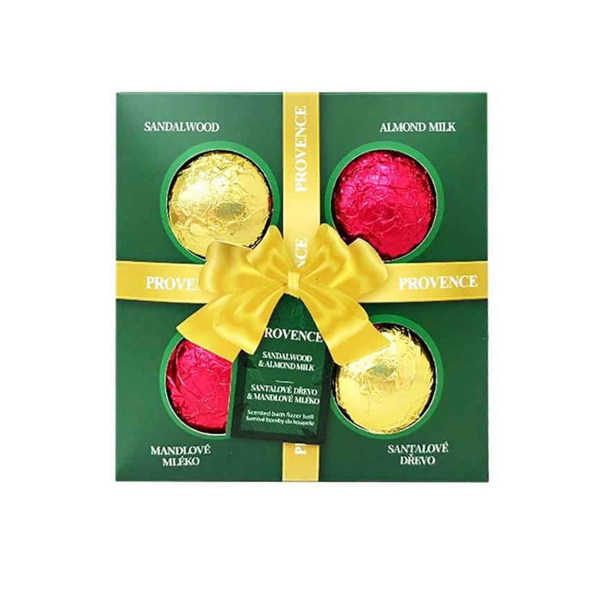 Komplekts 4x putojošas vannas bumbas PROVENCE