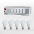 KOMPLEKTS 5x LED Spuldze A60 E27/9W/230V 2700K - Paulmann 28780