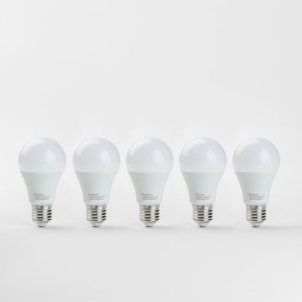 KOMPLEKTS 5x LED Spuldze A60 E27/9W/230V 2700K - Paulmann 28780