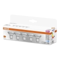 KOMPLEKTS 5x LED Spuldze PAR16 GU10/4,3W/230V 4000K 36° - Osram