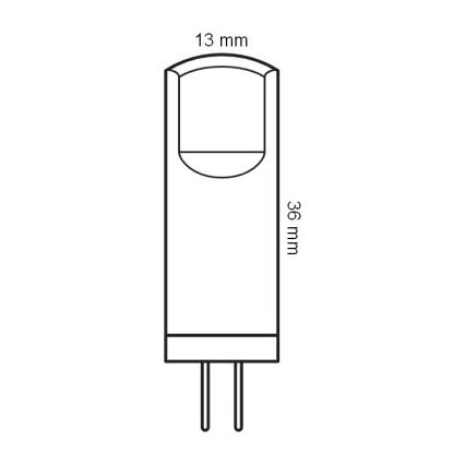 Komplekts 5x LED spuldzes PIN G4/1,8W/12V 2700K - Osram