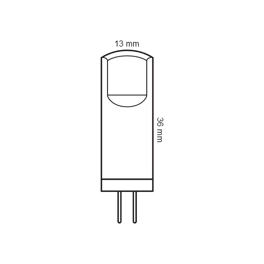 Komplekts 5x LED spuldzes PIN G4/1,8W/12V 2700K - Osram