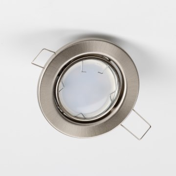 Komplekts 5x vannas istabas iebūvējamie griestu gaismekļi 1xGU10/4W/230V IP23 matēts hroms