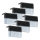 KOMPLEKTS 6x LED RGB Saules enerģijas sienas lampa LED/1W/1,2V 3500K IP65