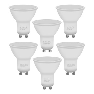KOMPLEKTS 6x LED Spuldze ECOLINE GU10/6W/230V 4000K - Brilagi