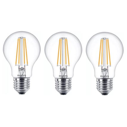 KOMPLEKTS 6x LED Spuldze VINTAGE Philips E27/7W/230V 2700K