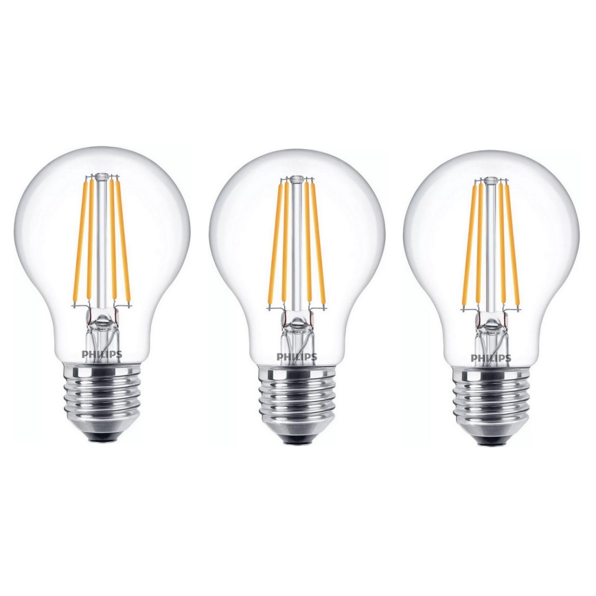 KOMPLEKTS 6x LED Spuldze VINTAGE Philips E27/7W/230V 2700K
