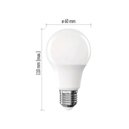 Komplekts 6x LED spuldzes A60 E27/8,8W/230V 4000K
