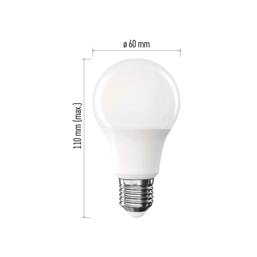 Komplekts 6x LED spuldzes A60 E27/8,8W/230V 4000K