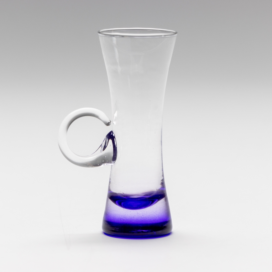 Komplekts  6x liķiera glāze ar rokturi violeta