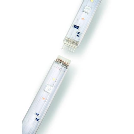 KOMPLEKTS - LED RGBW Aptumšojama josla Philips Hue WHITE AND COLOR AMBIANCE 2m LED/20W/230V + josla 1m LED/11W/12V