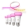 KOMPLEKTS - LED RGBW Aptumšojama josla Philips Hue WHITE AND COLOR AMBIANCE 2m LED/20W/230V + 4x Aptumšojama spuldze Philips A60 E27/6,5W/230V 2000-6500K