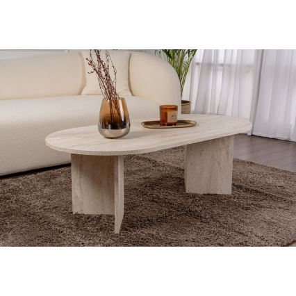 Konferenču galdiņš NEL 119x60 cm travertīns