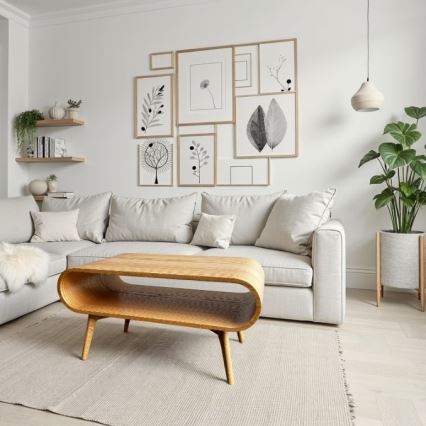 Konferenču galdiņš NOVA 90x55 cm ozols