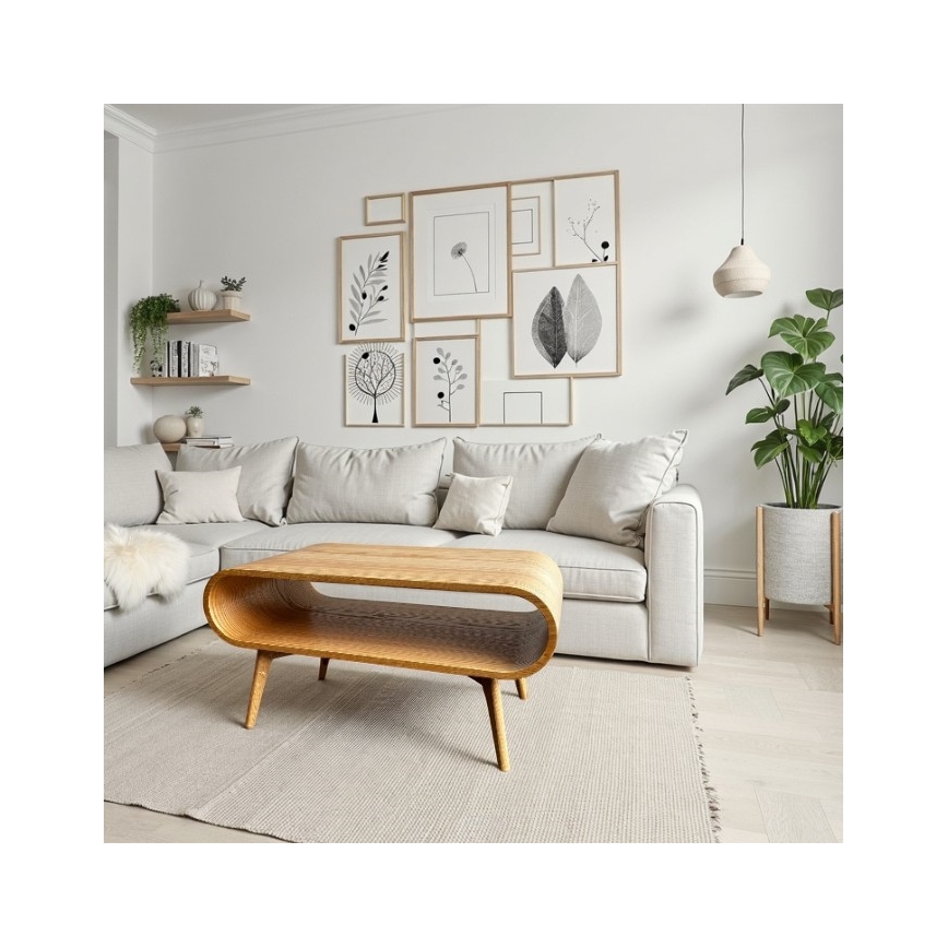 Konferenču galdiņš NOVA 90x55 cm ozols