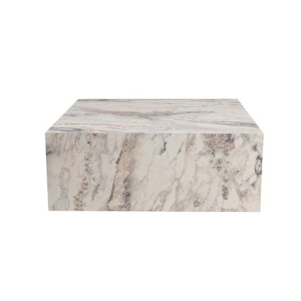Konferenču galdiņš PRIZMA 90x90 cm marmors