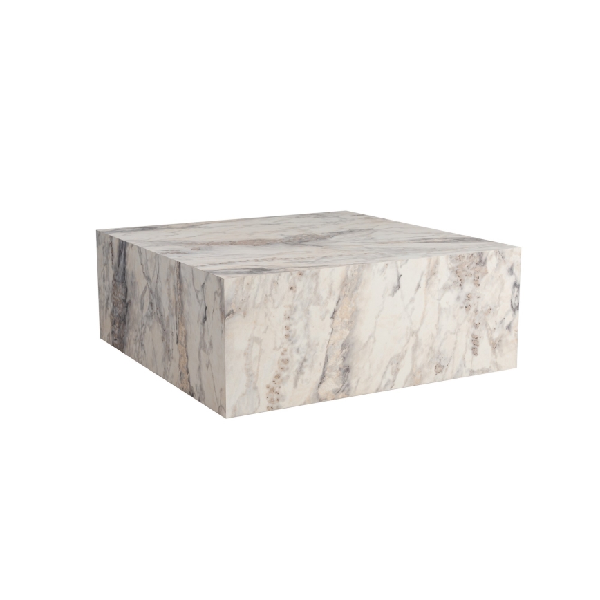 Konferenču galdiņš PRIZMA 90x90 cm marmors