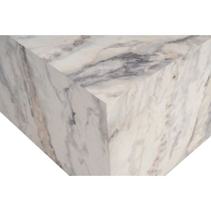 Konferenču galdiņš PRIZMA 90x90 cm marmors