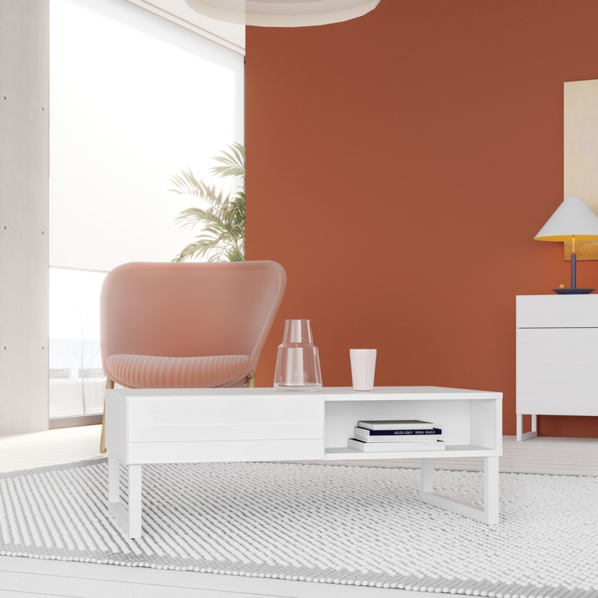 Konferenču galdiņš TARO balts