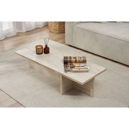 Konferenču galdiņš VERUM 120x45 cm travertīns