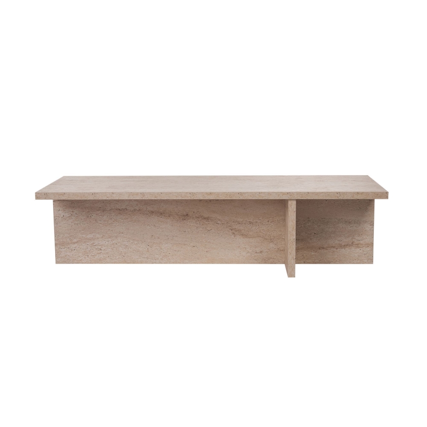 Konferenču galdiņš VERUM 120x45 cm travertīns